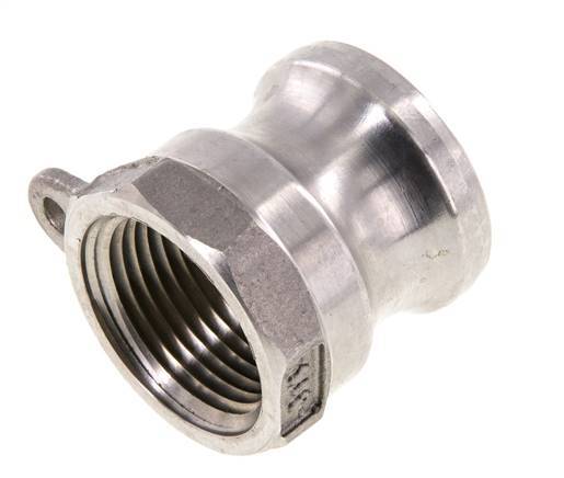 Acoplamiento de acero inoxidable Camlock DN 20 (3/4'') Rosca NPT hembra de 3/4'' Tipo A MIL-C-27487