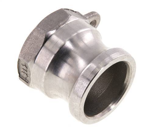 Acoplamiento de acero inoxidable Camlock DN 20 (3/4'') Rosca NPT hembra de 3/4'' Tipo A MIL-C-27487