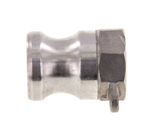 Acoplamiento de acero inoxidable Camlock DN 15 (1/2'') Rosca NPT hembra de 1/2'' Tipo A MIL-C-27487
