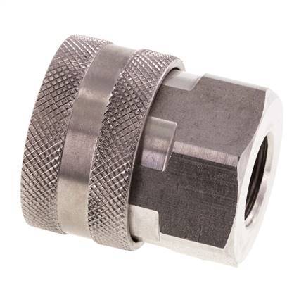 Acoplamiento de acero inoxidable DN 10 para lavadora con rosca macho de 3/8 de pulgada