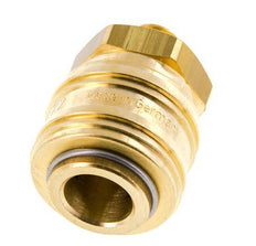 Acoplamiento de aire de latón DN 7.2 (Euro) Enchufe G 1/8 pulgadas macho FKM