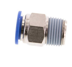 Racor de 14mm x R1/2'' con rosca macho Latón/PA 66 NBR