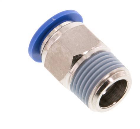 Racor de 14mm x R1/2'' con rosca macho Latón/PA 66 NBR