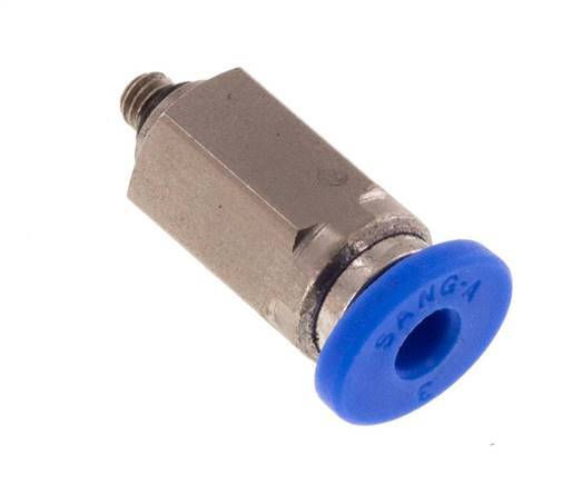 Racor de 3mm x M 3 con rosca macho Latón/PA 66 NBR [2 Piezas]