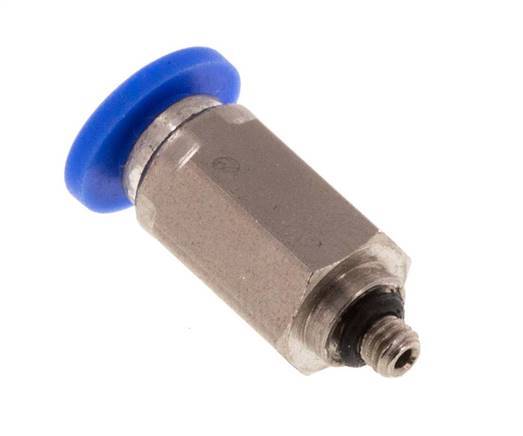 Racor de 3mm x M 3 con rosca macho Latón/PA 66 NBR [2 Piezas]