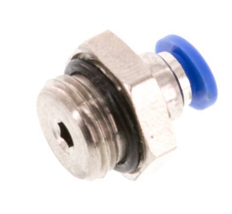 Racor de 4mm x G1/4'' con rosca macho Latón/PA 66 NBR [5 piezas]