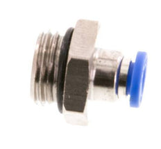 Racor de 4mm x G1/4'' con rosca macho Latón/PA 66 NBR [5 piezas]