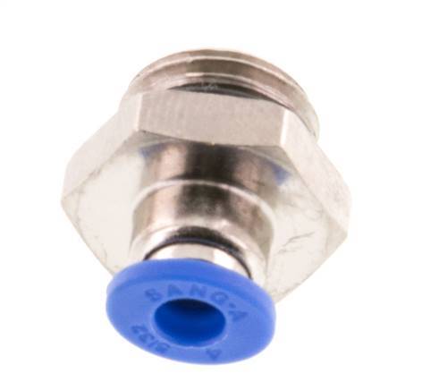 Racor de 4mm x G1/4'' con rosca macho Latón/PA 66 NBR [5 piezas]