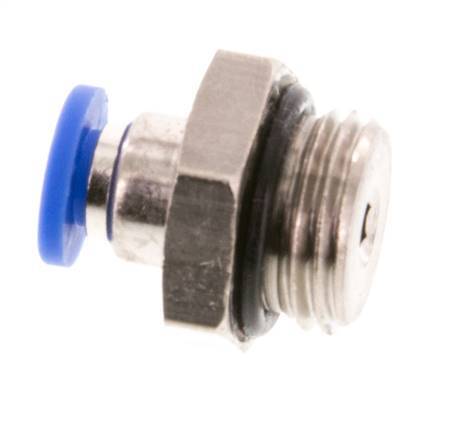 Racor de 4mm x G1/4'' con rosca macho Latón/PA 66 NBR [5 piezas]