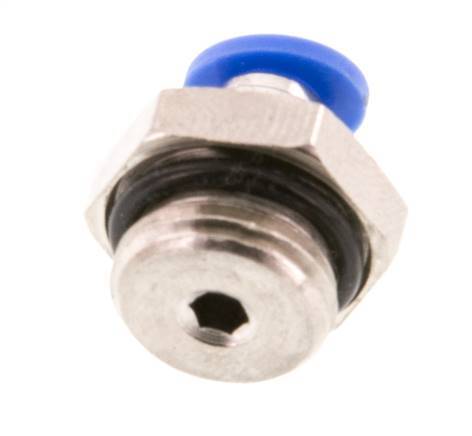 Racor de 4mm x G1/4'' con rosca macho Latón/PA 66 NBR [5 piezas]