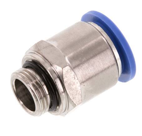 Racor de 16mm x G3/8'' con rosca macho Latón/PA 66 NBR