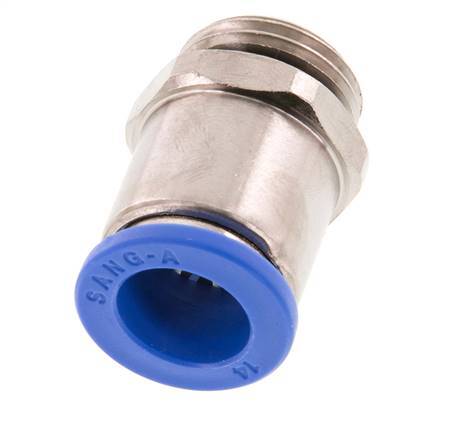 Racor de 14mm x G1/2'' con rosca macho Latón/PA 66 NBR