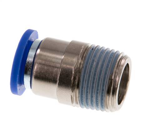 Racor rápido de 10mm x R3/8'' con rosca macho latón/PA 66 NBR hexágono interior [2 piezas]