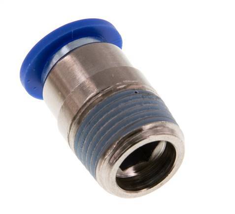 Racor rápido de 10mm x R3/8'' con rosca macho latón/PA 66 NBR hexágono interior [2 piezas]