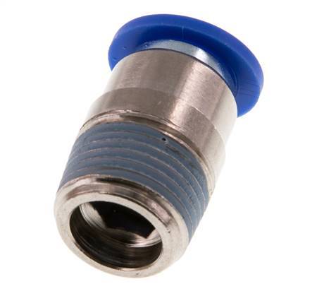 Racor rápido de 10mm x R3/8'' con rosca macho latón/PA 66 NBR hexágono interior [2 piezas]