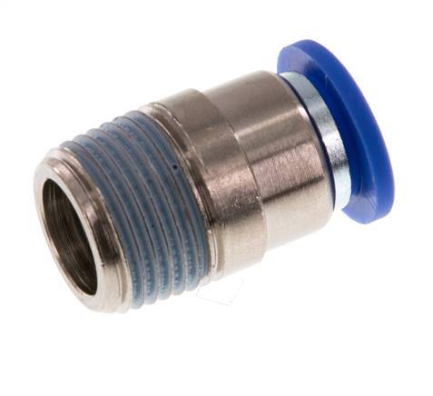Racor rápido de 10mm x R3/8'' con rosca macho latón/PA 66 NBR hexágono interior [2 piezas]