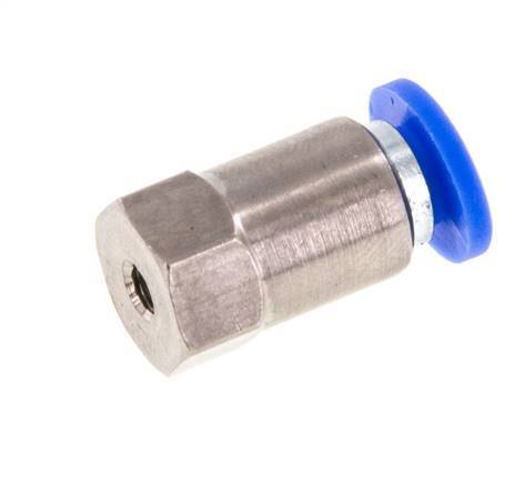 Racor de 4mm x M 3 con rosca hembra Latón/PA 66 NBR [2 piezas]