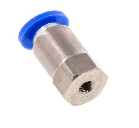 Racor de 4mm x M 3 con rosca hembra Latón/PA 66 NBR [2 piezas]