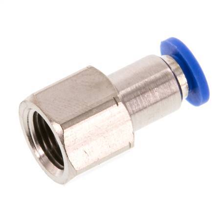 Racor de 4mm x G1/8'' con rosca hembra Latón/PA 66 NBR [2 Piezas]