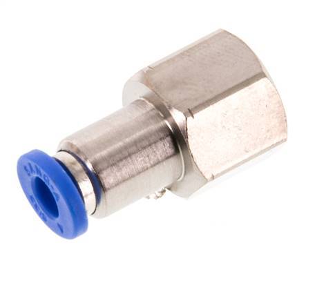 Racor de 4mm x G1/8'' con rosca hembra Latón/PA 66 NBR [2 Piezas]