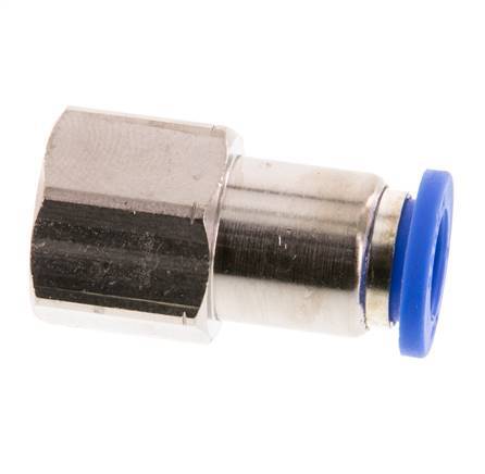 Racor de 8mm x G1/4'' con rosca hembra Latón/PA 66 NBR [2 Piezas]