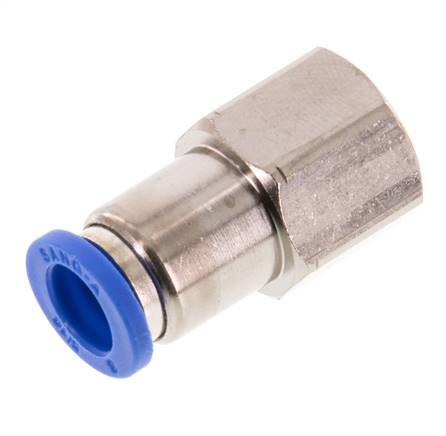 Racor de 8mm x G1/4'' con rosca hembra Latón/PA 66 NBR [2 Piezas]