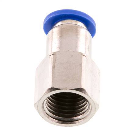 Racor de 8mm x G1/4'' con rosca hembra Latón/PA 66 NBR [2 Piezas]