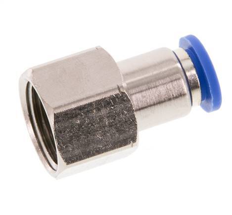 Racor de 8mm x G3/8'' con rosca hembra Latón/PA 66 NBR [2 Piezas]