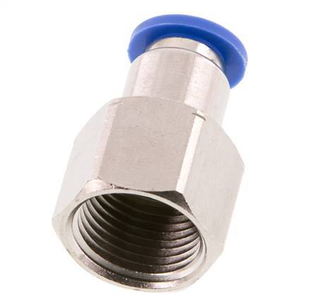 Racor de 8mm x G3/8'' con rosca hembra Latón/PA 66 NBR [2 Piezas]