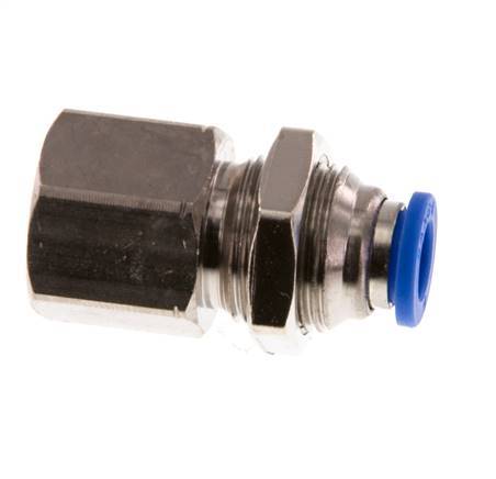 Racor rápido de 6mm x G1/4'' con rosca hembra de latón/PA 66 NBR [2 piezas]