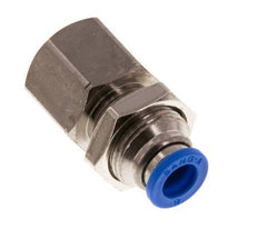 Racor rápido de 6mm x G1/4'' con rosca hembra de latón/PA 66 NBR [2 piezas]
