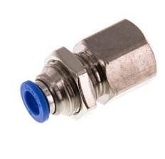 Racor rápido de 6mm x G1/4'' con rosca hembra de latón/PA 66 NBR [2 piezas]