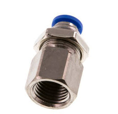 Racor rápido de 6mm x G1/4'' con rosca hembra de latón/PA 66 NBR [2 piezas]