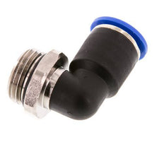 Codo de 90 grados 12mm x G1/2'' con rosca macho latón/PA 66 NBR manguito corto giratorio [2 piezas]