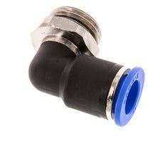 Codo de 90 grados 12mm x G1/2'' con rosca macho latón/PA 66 NBR manguito corto giratorio [2 piezas]