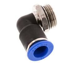 Codo de 90 grados 12mm x G1/2'' con rosca macho latón/PA 66 NBR manguito corto giratorio [2 piezas]