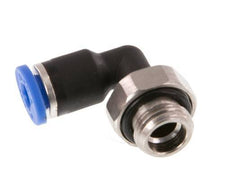 Codo de 4mm x G1/8'' de 90 grados con rosca macho latón/PA 66 NBR giratorio [2 piezas]