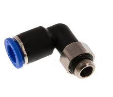 Codo de 90 grados de 8mm x G1/8'' con rosca macho latón/PA 66 NBR giratorio [2 piezas]