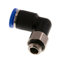 Codo de 90 grados de 8mm x G1/8'' con rosca macho latón/PA 66 NBR giratorio [2 piezas]