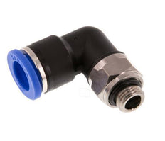 Codo de 90 grados 10mm x G1/8'' con rosca macho latón/PA 66 NBR giratorio [2 piezas]