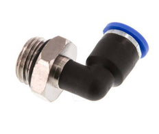 Codo de 6mm x G1/4'' de 90 grados con rosca macho latón/PA 66 NBR giratorio [2 piezas]