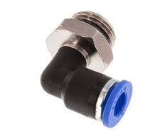 Codo de 6mm x G1/4'' de 90 grados con rosca macho latón/PA 66 NBR giratorio [2 piezas]