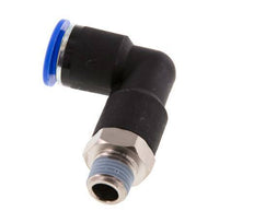 Codo de 90 grados 12mm x R1/4'' con rosca macho latón/PA 66 NBR cuerpo largo giratorio [2 piezas]