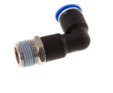 Codo de 90 grados 12mm x R1/2'' con rosca macho Latón/PA 66 NBR Cuerpo largo giratorio [2 piezas]