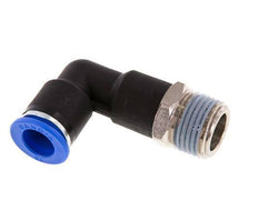 Codo de 90 grados 12mm x R1/2'' con rosca macho Latón/PA 66 NBR Cuerpo largo giratorio [2 piezas]