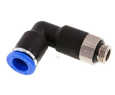 Codo de 90 grados 8mm x G1/8'' con rosca macho latón/PA 66 NBR cuerpo largo giratorio [2 piezas]