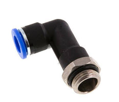Codo de 90 grados 10mm x G3/8'' con rosca macho latón/PA 66 NBR cuerpo largo giratorio [2 piezas]