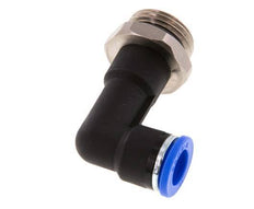 Codo de 90 grados 10mm x G1/2'' con rosca macho latón/PA 66 NBR cuerpo largo giratorio [2 piezas]