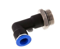 Codo de 90 grados 10mm x G1/2'' con rosca macho latón/PA 66 NBR cuerpo largo giratorio [2 piezas]