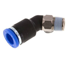 Racor de 8mm x R1/8'' 45deg con rosca macho latón/PA 66 NBR [2 piezas]